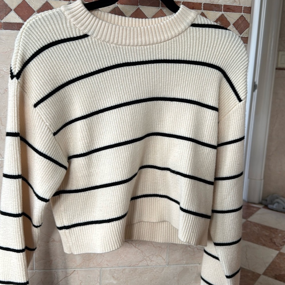 Zara girls size 11 12 striped sweater